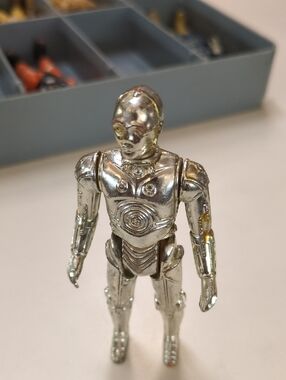 Silver Robot Action Figure Toy - Kids Collectible
